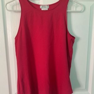 Pink tank top business casual